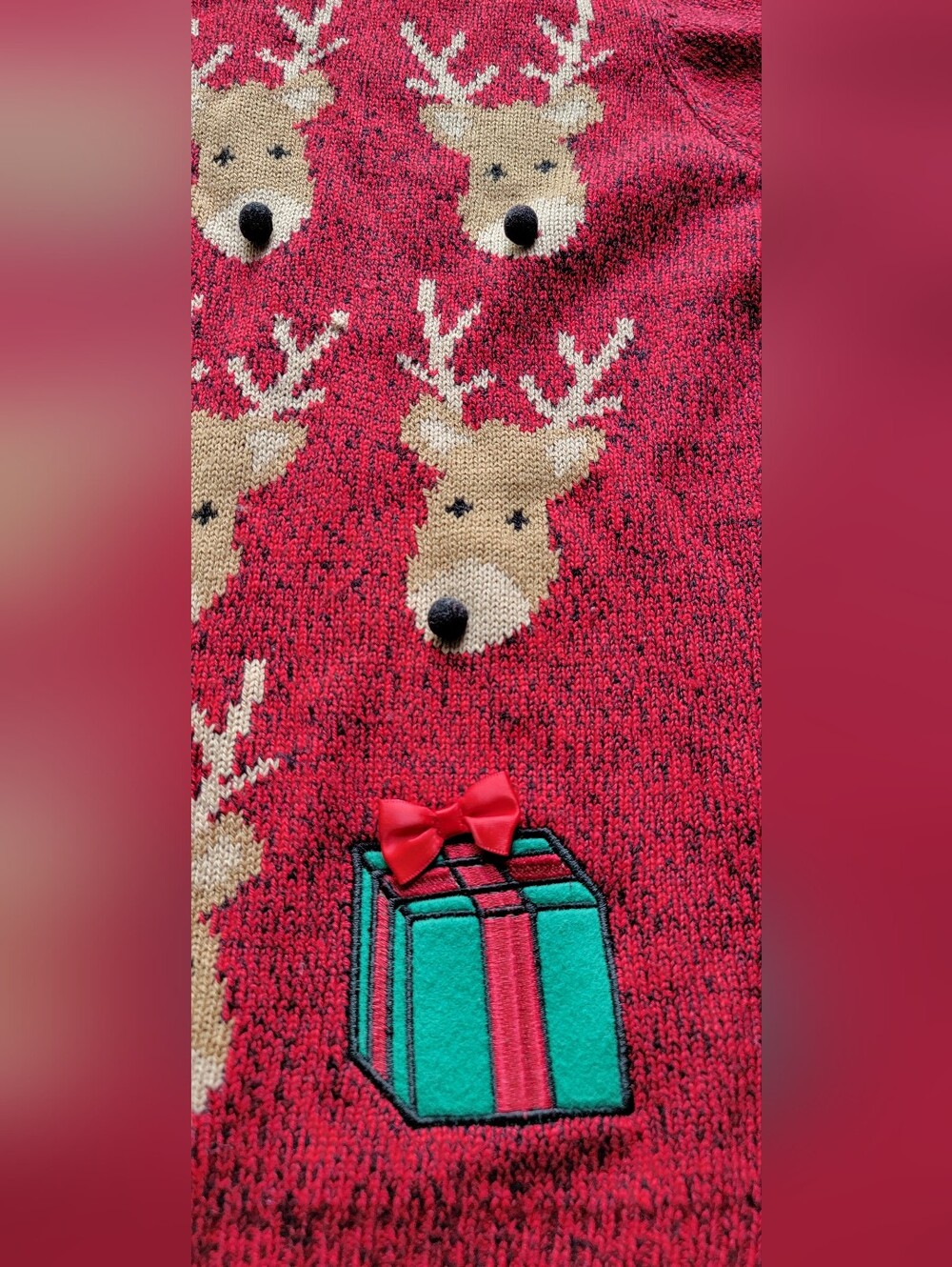 Reindeer Pattern Sweater - Picture 5 of 5